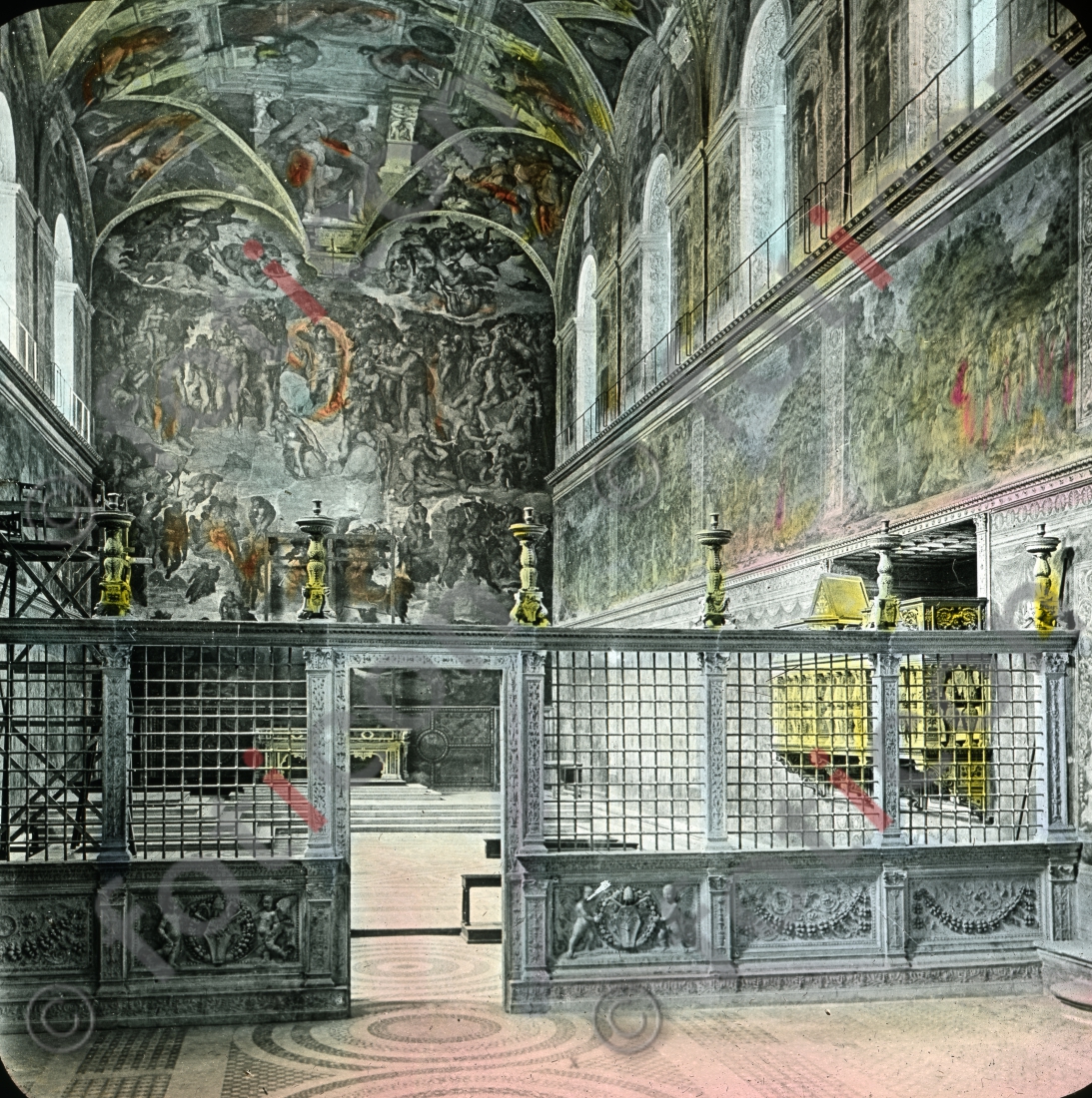 Sixtinische Kapelle | Sistine Chapel - Foto foticon-simon-147-019.jpg | foticon.de - Bilddatenbank für Motive aus Geschichte und Kultur